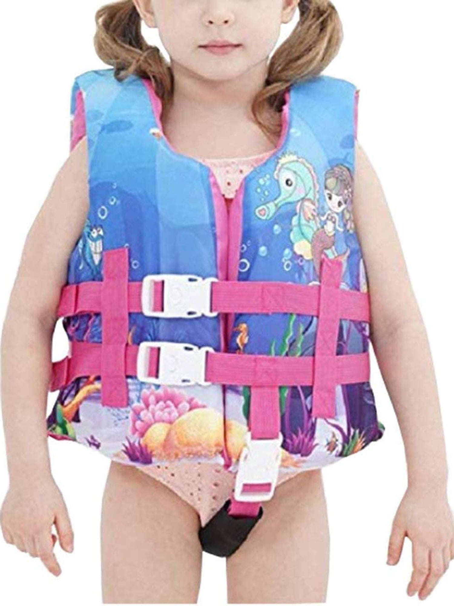 One-piece Swimsuit Kids Swim Float Baby Age1-10 Life Jacket Inflatable Swimwear* 