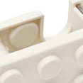 thumbnail image 3 of White Mini Building Block Tape Dispenser, Cute PP Desktop Tape Cutter for Small Tape - Portable, Wear-Resistant & Durable Tape Holder Ideal for School, Office, Study Room Daily Use, 3 of 6