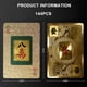 thumbnail image 5 of Mahjong Playing Cards, Golden Foil Mahjong Playing Cards Deck, Travel Mahjong Set Board Game for Adults, 5 of 5
