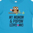 thumbnail image 4 of Inktastic Mamaw and Papaw Girl Granddaughter Owl Girls Toddler T-Shirt, 4 of 5