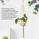 thumbnail image 4 of Planta De Encaje Colgante, Maceta De Encaje Colgante Sling Interior Planta Cuerda De Algodón Sólido Para Balcón Jardín Decoración Interior Exterior Cesta Jardinera, 89 Cm, 105 Cm, 5 Piezas Ormromra YQ-1565, 4 of 4