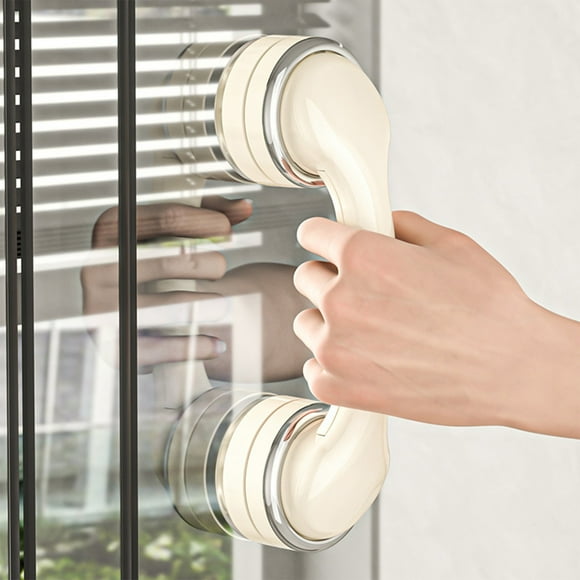 Sliding Glass Door Lock,Glass Door Handle Without Punching Bathroom Sliding Door Sliding Door Auxiliary Handle Refrigerator Window Suction Cup Armrest,Sliding Door Lock,Sliding Door Handle