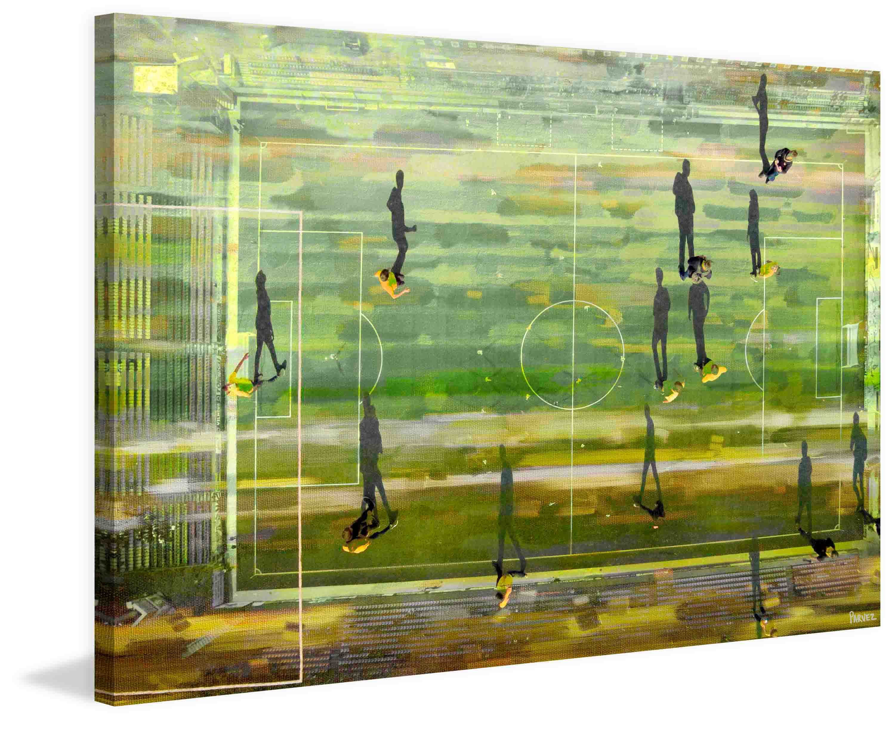 "Field Shadows" Painting Print on Wrapped Canvas