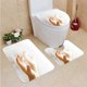 thumbnail image 1 of Juego de alfombras de baño ABPHQTO 3 piezas suave antideslizante 18x30 18x14 18x14,7, 1 of 2