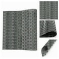 thumbnail image 5 of Unique Bargains Set of 6 Plastic Wipeable Placemats for Dining Table Decor Black, 5 of 6