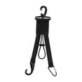 thumbnail image 3 of Organizador de dugout, colgador de murciélagos, soporte multiusos para bates de béisbol, ganchos para valla, bucle elástico ajustable, colgador de Negro, 3 of 8