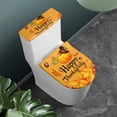 thumbnail image 2 of HELLHERO Toilet Top Cover Pack of 2 U-Shaped Keep Dust Stain Thanksgiving Joy, 2 of 8