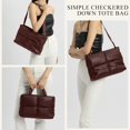 thumbnail image 6 of LinYooLi Puffer Tote Bag, Puffy Bags for Women Light Winter Down Cotton Padded Quilted Tote Bag Shoulder Handbags Purse, 6 of 7