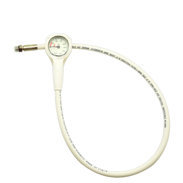 Portátil Mantener Buceo Agua Medidor de presión Multicolor Impermeable A prueba de golpes Accesorios de buceo Hidráulica Luminoso Piezometer Gage Blanco Inevent OD003145-02