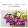 thumbnail image 6 of Liwnm Under $1 Indoor Flower Artificial Faux Daisy Wildflowers Decor Outside Garden Silk Artificial Flowers for Decor White2, 6 of 7