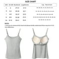thumbnail image 2 of COMFREE Women's Camisole with Built in Bra Adjustable Spaghetti Straps Tank Top Cami Comfort S-2XL, 2 of 6