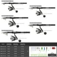 thumbnail image 3 of Telescopic Fishing Rod and Reel Combos Set Carbon Fiber Tackle Kit and Carrier Bag for Travel Sea Saltwater Fishing Tools, 3 of 9