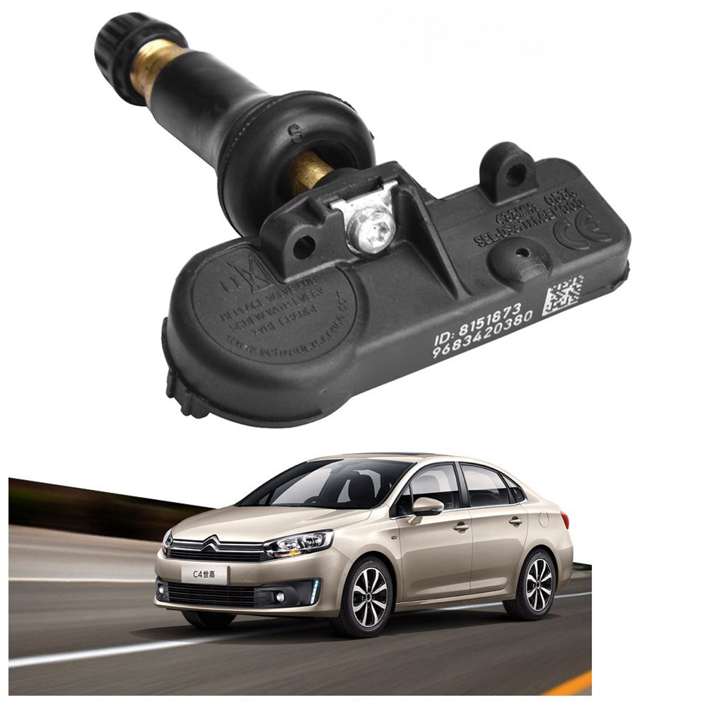 OTVIAP 433MHz Tire Pressure Monitoring Sensor TPMS for Citroen C4 Peugeot 308 9683420380, 433MHz OTVIAP 433MHz Tire Pressure Monitoring Sensor TPMS for Citroen C4 Peugeot 308 9683420380, 433MHz