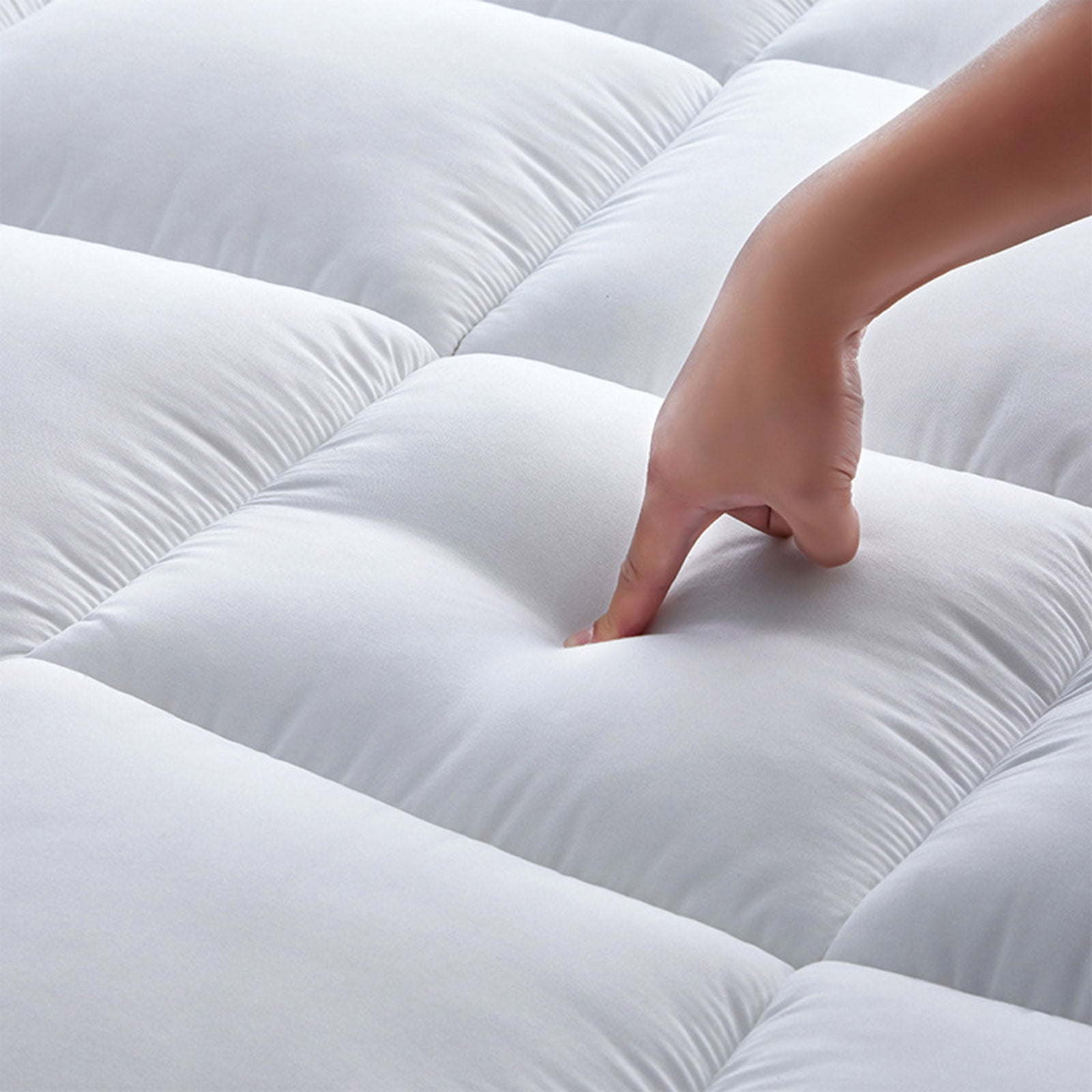West Month Mattress Topper Full Size,Premium Quilted 1000Gsm Extra Thick Mattress Topper,Mattress Topper Full Size,Mattress Topper Full Size Bed,Full Bed Mattress Topper,Full Size Bed Topper