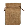thumbnail image 1 of Guardurnaity 50 Uds. Saco con cordón joyería anillos pendientes bolsas arpillera embalaje boda Natural fiesta envoltura cumpleaños duradero Ropa, zapatos y accesorios Miscelánea Café Medio, 1 of 6