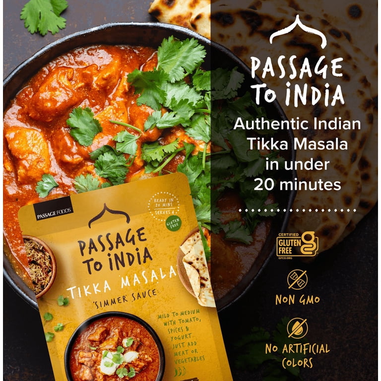 Passage Foods, Passage to India Tikka Masala, 13.2 oz, Shelf