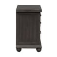 thumbnail image 4 of Harvest Home Black Night Stand w/ Charging Station, 4 of 7