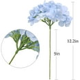 thumbnail image 4 of 12pcs Artificial Silk Hydrangea Flowers Heads with Stems in Bulk Fake Flowers for Wedding Bouquet Centerpieces Arch Home Decoration (Ivory), 4 of 5