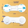 thumbnail image 5 of Wholesale Infant Products Cabinet Locks & Straps for Child Furniture Safety Refrigerator Door Lock Child Safety Strap Locks, 5 of 8