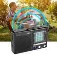 thumbnail image 3 of Campus Radio Receiver with Superior Sound Quality and Durable PVC Panel - Portable AM/FM/SW Radio, 3 of 10