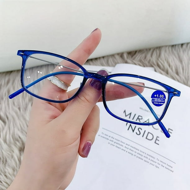 Gafas de lectura de marco completo para PC de moda Gafas de lectura con marco de material ligero HD Vision