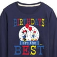 thumbnail image 3 of Disney - Minnie & Daisy - Birthdays Are The Best - Youth Long Sleeve Graphic T-Shirt, 3 of 5
