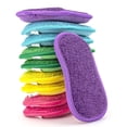 thumbnail image 1 of Lot de 10 Éponges de Cuisine – Éponges à Récurer Lavables et Réutilisables Multicolores, 1 of 6