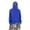 Blue, variant on Boys Girls Balaclava Hoodie Oversized Half Zipper Kids Sweatshirt Wind Resistant Fall Winter Windproof Athletic Jacket with Face Mask Red Size 150