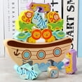 thumbnail image 3 of DPTALR Wooden Animal Stacked Balance Toys Babies Early Learning Parenting Games, 3 of 6