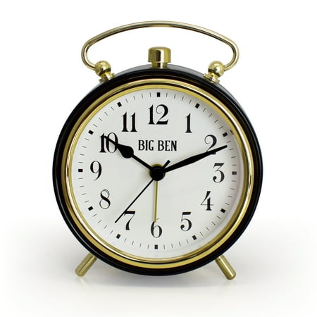 Westclox Classic Top Handle Alarm Clock