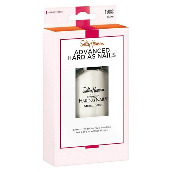 Sally Hansen Advanced Hard As Nails, Clear, 0.45 Oz, 3 Pack