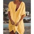 thumbnail image 2 of Maillot de Bain d'Été pour Femmes, Robe Tunique de Plage Bikini 5TG Rose, 2 of 5