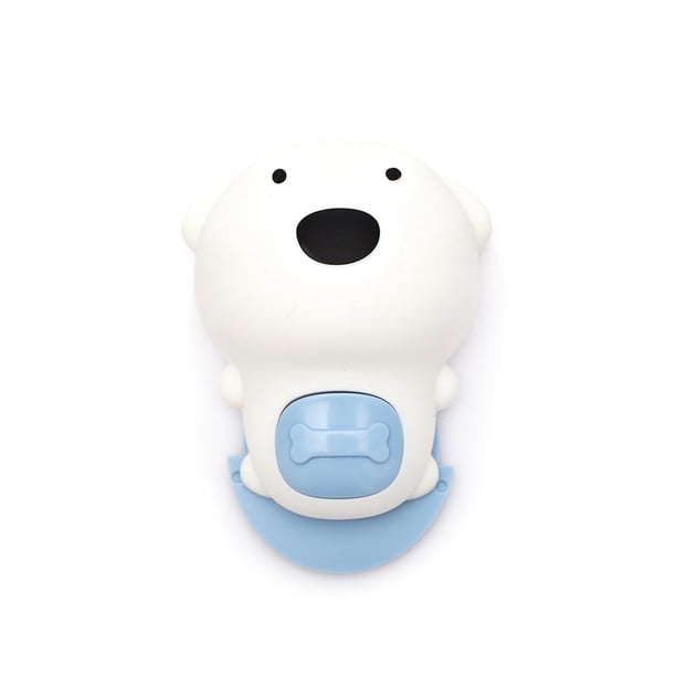 Tope De Puerta De Silicona Suave Con Perro De Dibujos Animados, Protector De Dedos Para Niños, Mejora Del Hogar, Tope De Puerta De Seguridad Para Bebés Monstrate BA000629-02