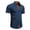 #152-Dark Blue, variant on Ceisia Men's Contrast Stitch Short Sleeve Polo Shirt Solid Pique Cotton Classic Fit Casual Button Down Top Dark Blue S Gifts for Father