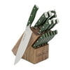 The Pioneer Woman 14-Piece Stainless Steel Knife Block Set, Hunter Green