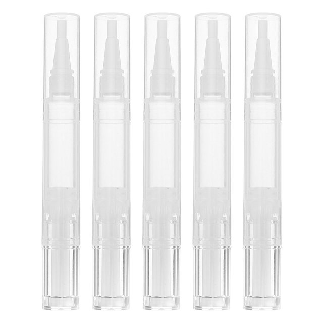 5 piezas recargables de aceite para uñas de lápiz twist bisu