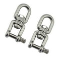 thumbnail image 3 of MEIBUTYUP 2-Pack Metal Swivel Hooks with 360° Rotation, Smooth Finish Hanging Hooks for Versatile Use, 3 of 5