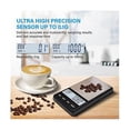 thumbnail image 2 of Balanza pequeña para café espresso con temporizador, 1000 g x 0,1 g, pantalla LCD retroiluminada brillante, 2 pilas, 2 of 4