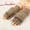 Khaki, variant on Flip Cute Dual-Use Wool Gloves – Warm Half-Finger & Mitten Convertible Gloves for Women & Men, Acrylic-Wool Blend, 7.9 Inches Length (1 Pair)