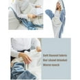 Shark Blanket for Adult Hoodie Wearable Shark Gifts OnePiece Cozy Flannel Costume Adult & Kids
