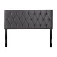 thumbnail image 1 of CorLiving Catalina Queen Size Diamond Tufted Velvet Headboard, 1 of 8