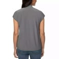 thumbnail image 5 of Buffalo Womens' V-Neck Short Sleeve Blouse (Fondant Pink, Small), 5 of 10