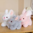 thumbnail image 2 of Juguetes de peluche de conejo esponjoso de dibujos animados para niños, lindos muñecos de peluche suaves, colgante, llavero de felpa, almohada, regalos de cumpleaños y Navidad Fivean Peluches, 2 of 2