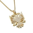 thumbnail image 2 of Albania Eagle Pendant Necklaces 14K Gold Jewelry Ethnic for Women Men, 2 of 9