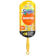 Swiffer Heavy Duty Duster Kit with Refills, Unscented, 1 Handle + 2 Refills