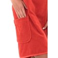 thumbnail image 4 of TowelSelections Women's Wrap Adjustable Cotton Terry Spa Shower Bath Gym Cover Up Large Camellia, 4 of 4