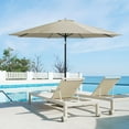 thumbnail image 4 of Mayincolor 13FT Outdoor Patio Umbrella with Tilt & Crank, Khaki, 4 of 7