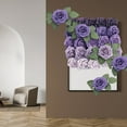 thumbnail image 5 of Hoppin Gee 25 Pcs Artificial Rose Flowers, Foam Gift Box Roses with Stems,for Wedding Party DIY Bouquets,Home Decoration（Purple）, 5 of 6
