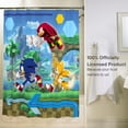 thumbnail image 4 of Set de cortinas de baño Franco Sonic Anime de 13 piezas Officially Li, 4 of 5