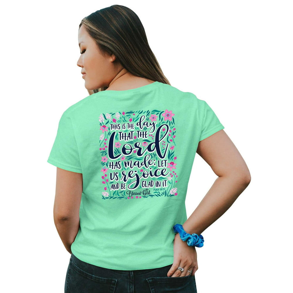 Blessed Girl Blessed Girl Womens TShirt Rejoice